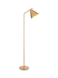 Bay Lighting Kapp task floor lamp metallic brass large, UK version