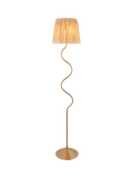 Bay Lighting Wave floor lamp metallic brass - British product