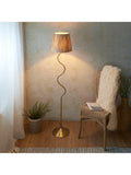 Bay Lighting Wave floor lamp metallic brass - British product