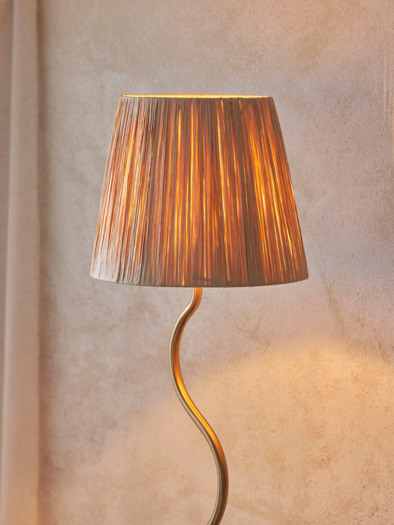 Bay Lighting Wave floor lamp metallic brass - British product