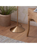 Bay Lighting Wave floor lamp metallic brass - British product
