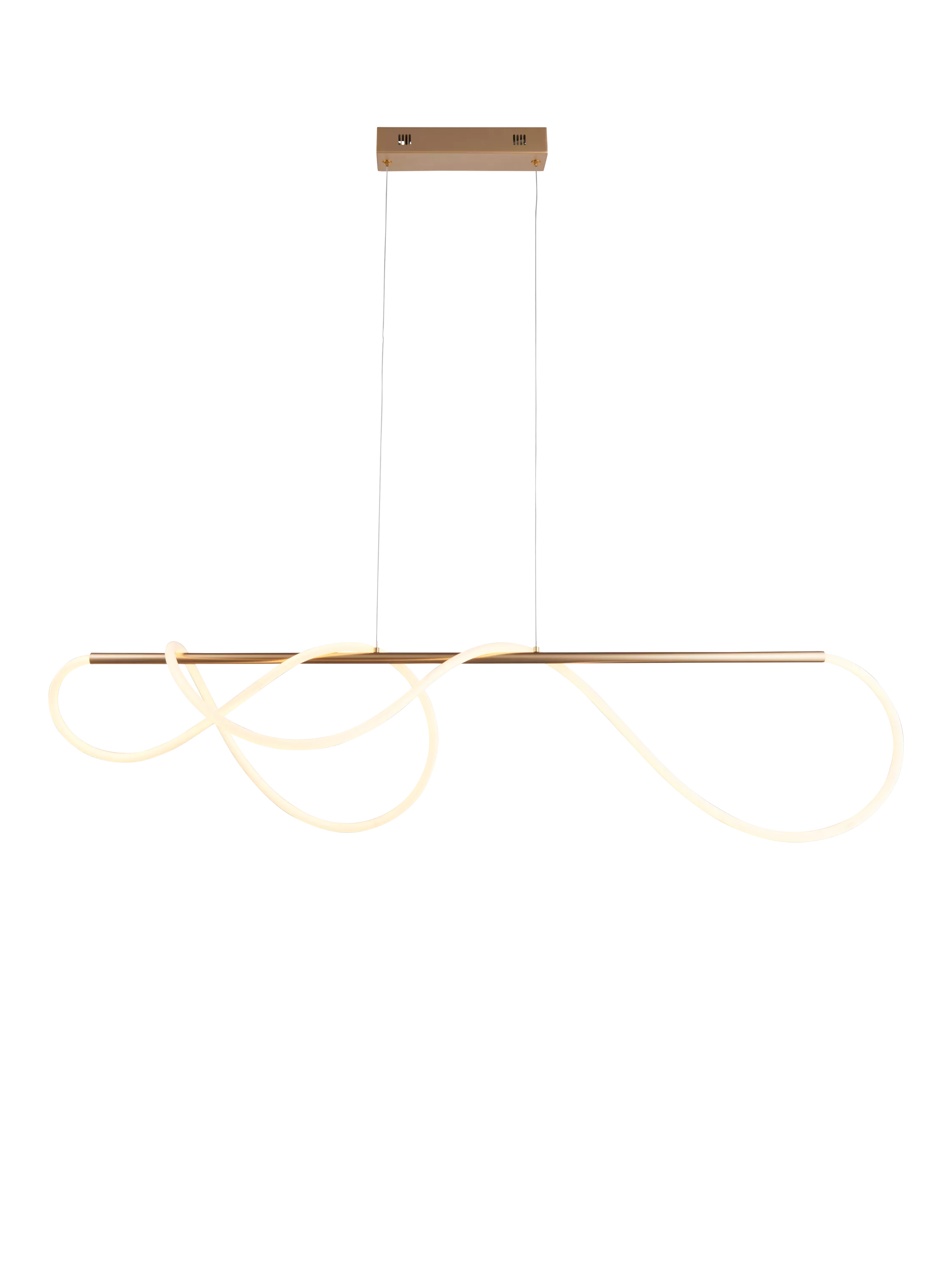 Bay Lighting Atola gold pendant ceiling light with adjustable drop, imported from the UK