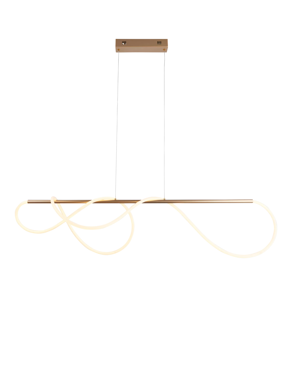 Bay Lighting Atola gold pendant ceiling light with adjustable drop, imported from the UK