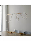 Bay Lighting Atola gold pendant ceiling light with adjustable drop, imported from the UK