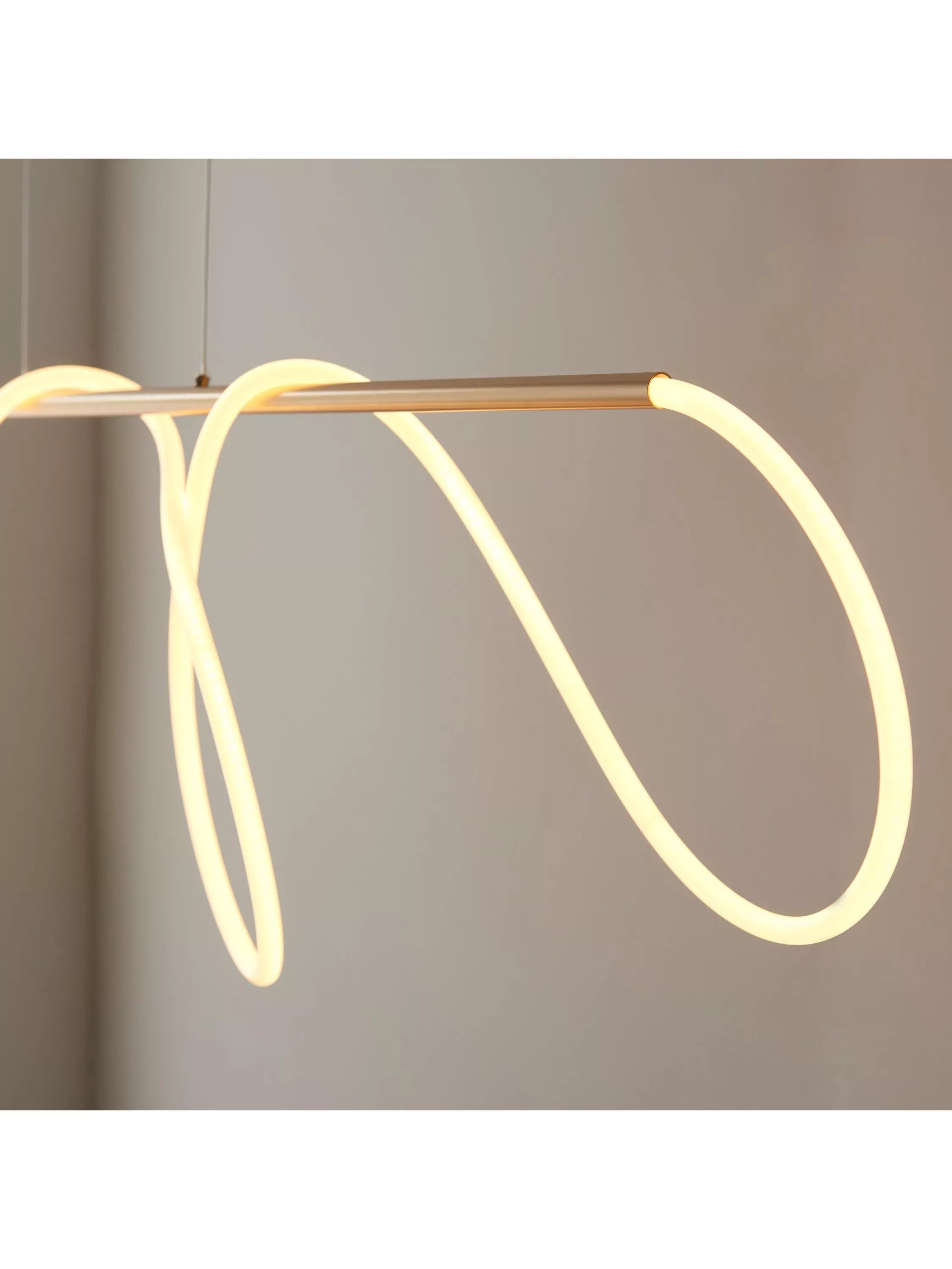 Bay Lighting Atola gold pendant ceiling light with adjustable drop, imported from the UK