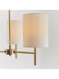 Bay Lighting ceiling light 3-arm semi flush brass, imported from the UK