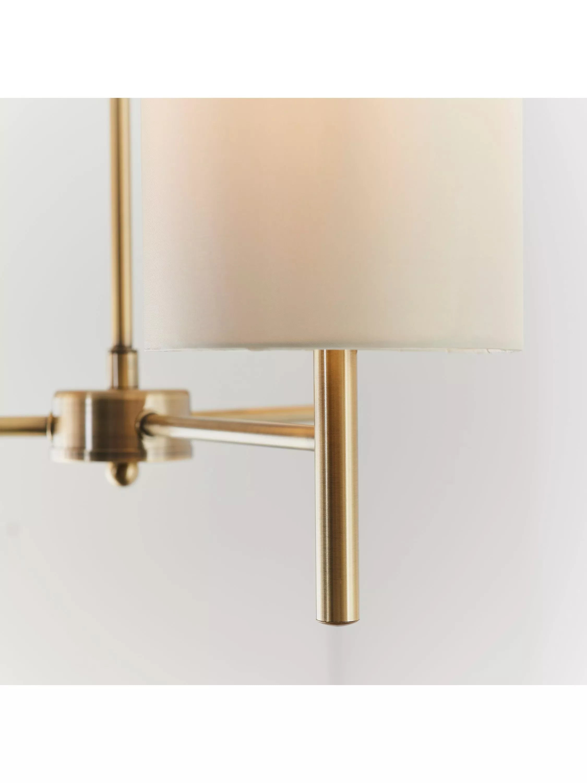 Bay Lighting ceiling light 3-arm semi flush brass, imported from the UK