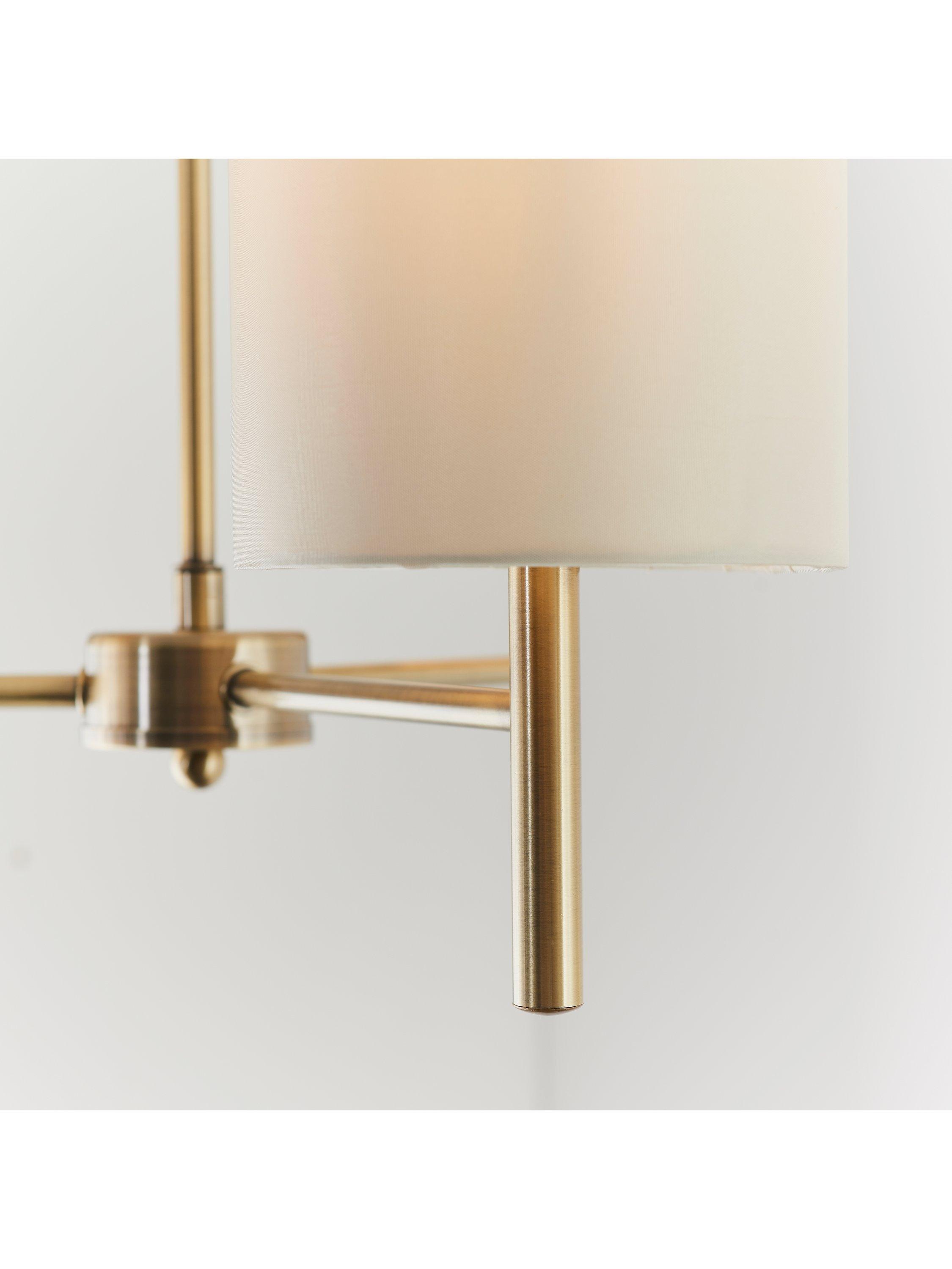 Bay Lighting ceiling light 3-arm semi flush brass, imported from the UK