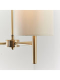 Bay Lighting ceiling light 3-arm semi flush brass, imported from the UK