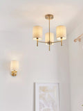 Bay Lighting ceiling light 3-arm semi flush brass, imported from the UK