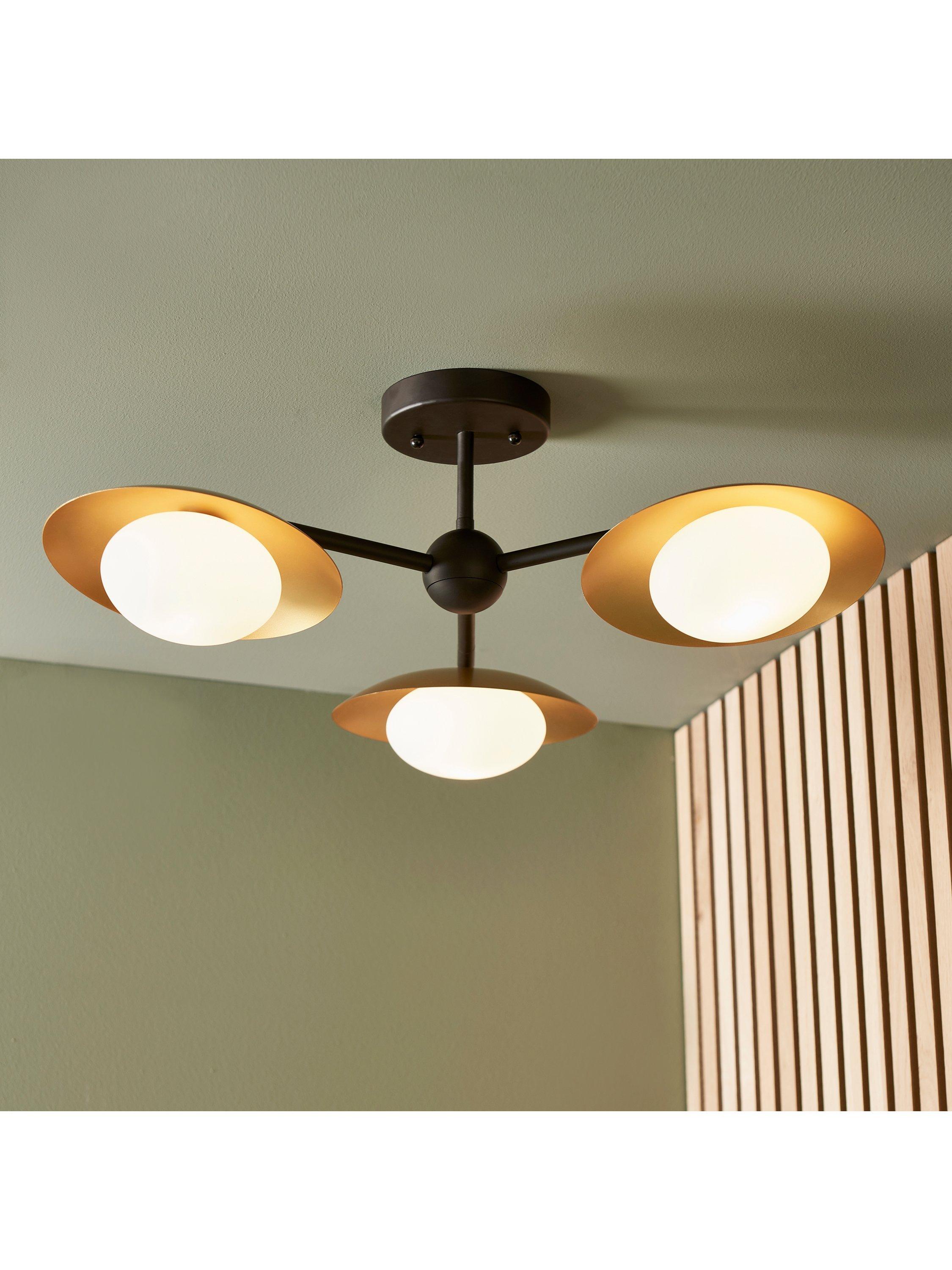 Bay Lighting Rajka ceiling light bronze, imported from the UK