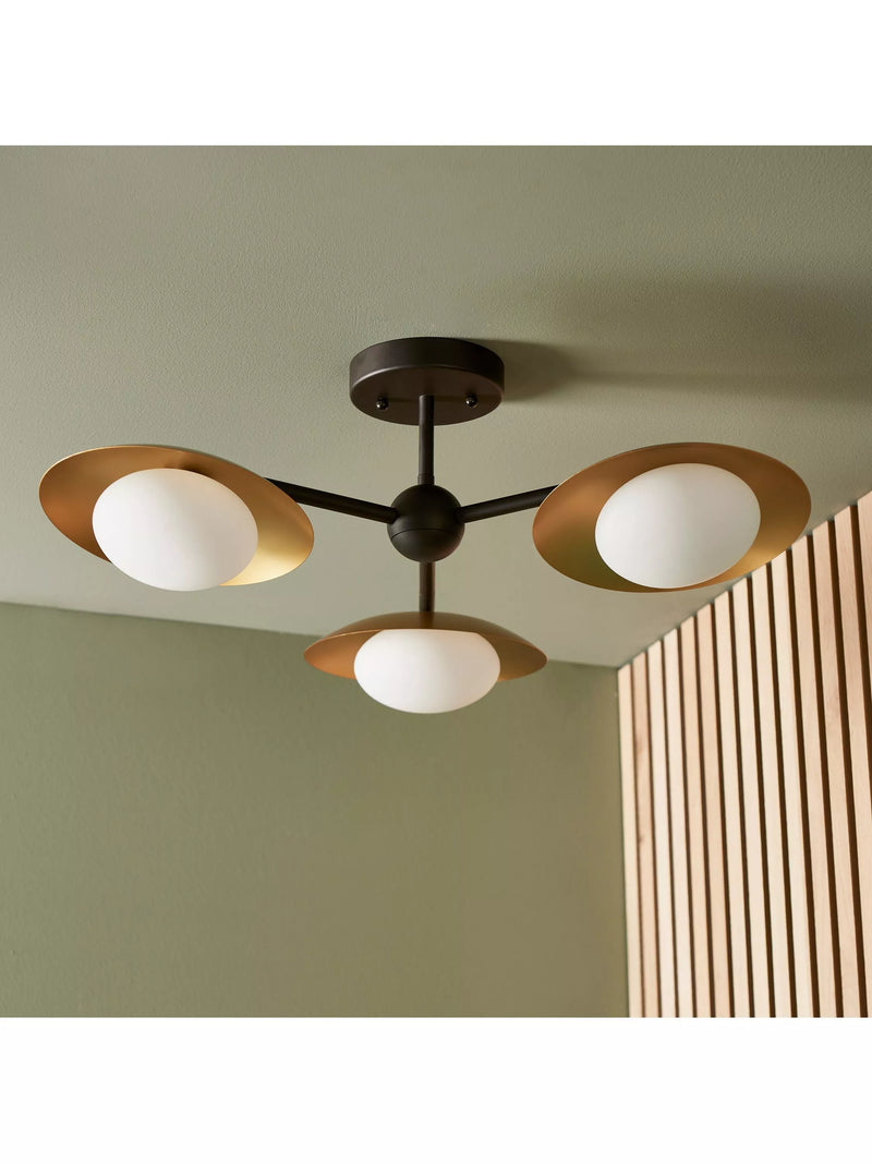 Bay Lighting Rajka ceiling light bronze, imported from the UK