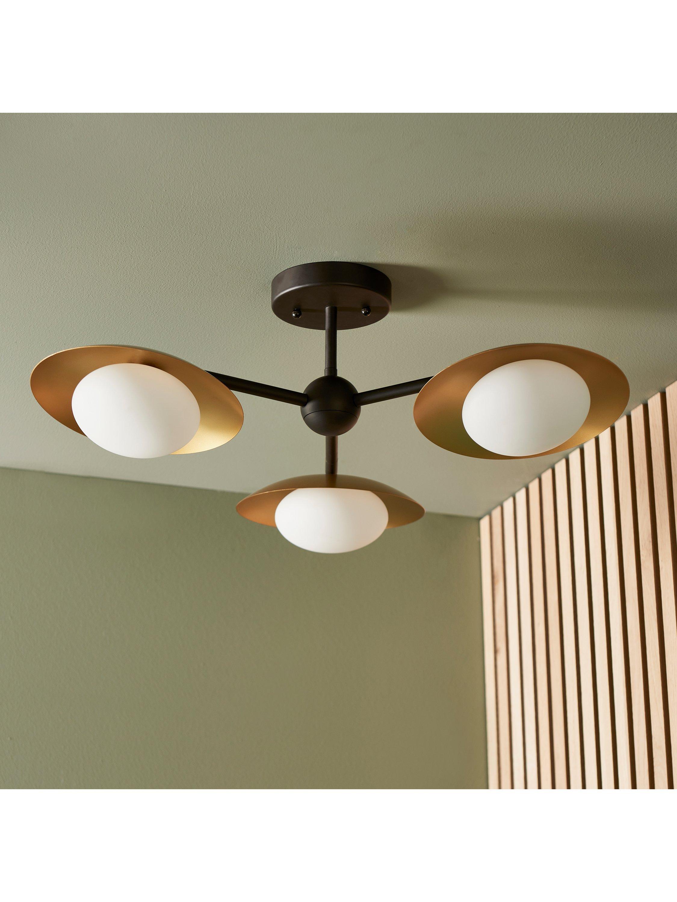 Bay Lighting Rajka ceiling light bronze, imported from the UK