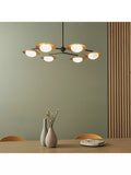 Bay Lighting Rajka bronze six-arm ceiling light (British brand)