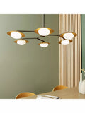 Bay Lighting Rajka bronze six-arm ceiling light (British brand)