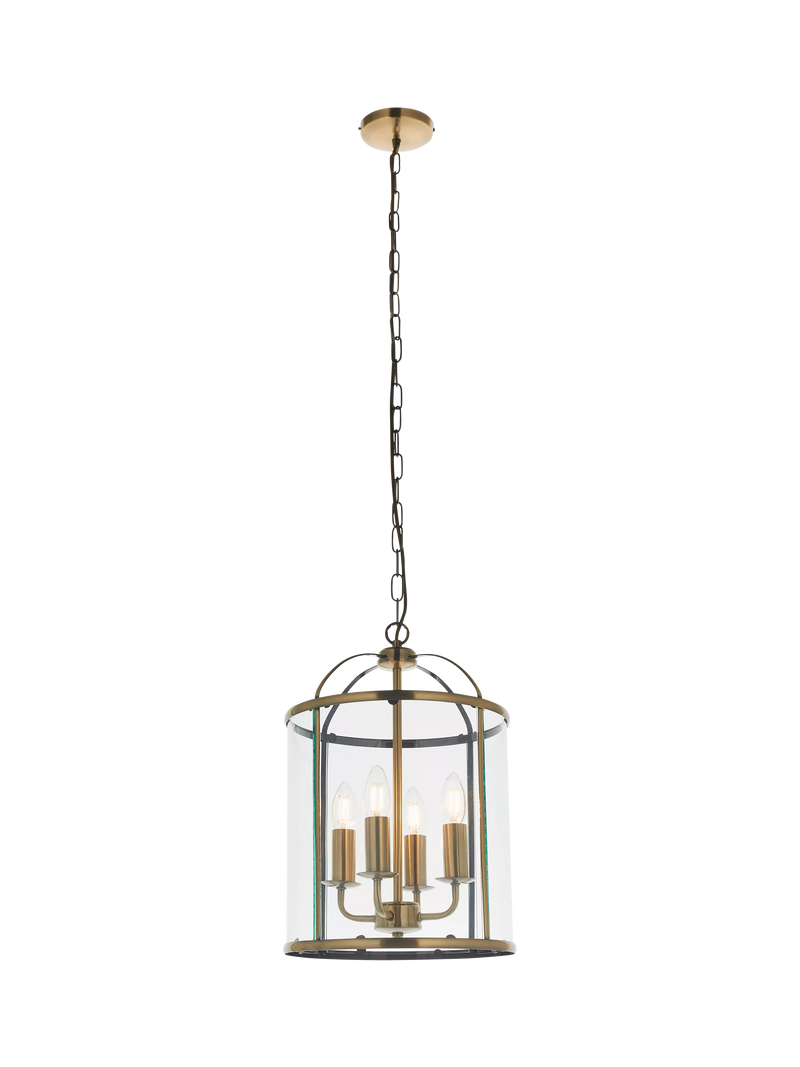 Bay Lighting Stockwell pendant ceiling light metallic brass (British brand)