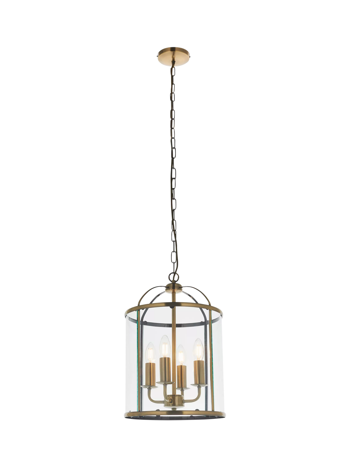 Bay Lighting Stockwell pendant ceiling light metallic brass (British brand)