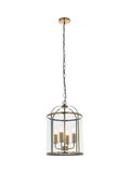 Bay Lighting Stockwell pendant ceiling light metallic brass (British brand)
