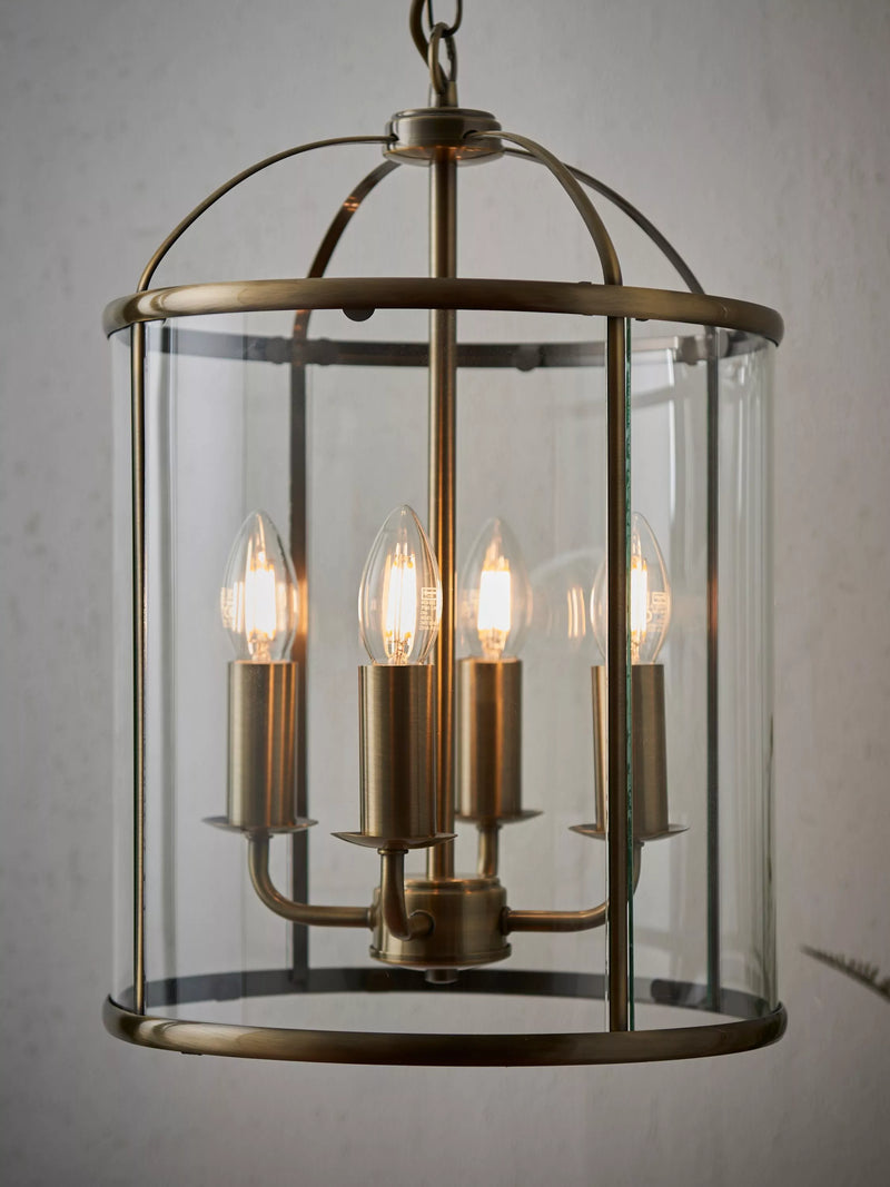 Bay Lighting Stockwell pendant ceiling light metallic brass (British brand)