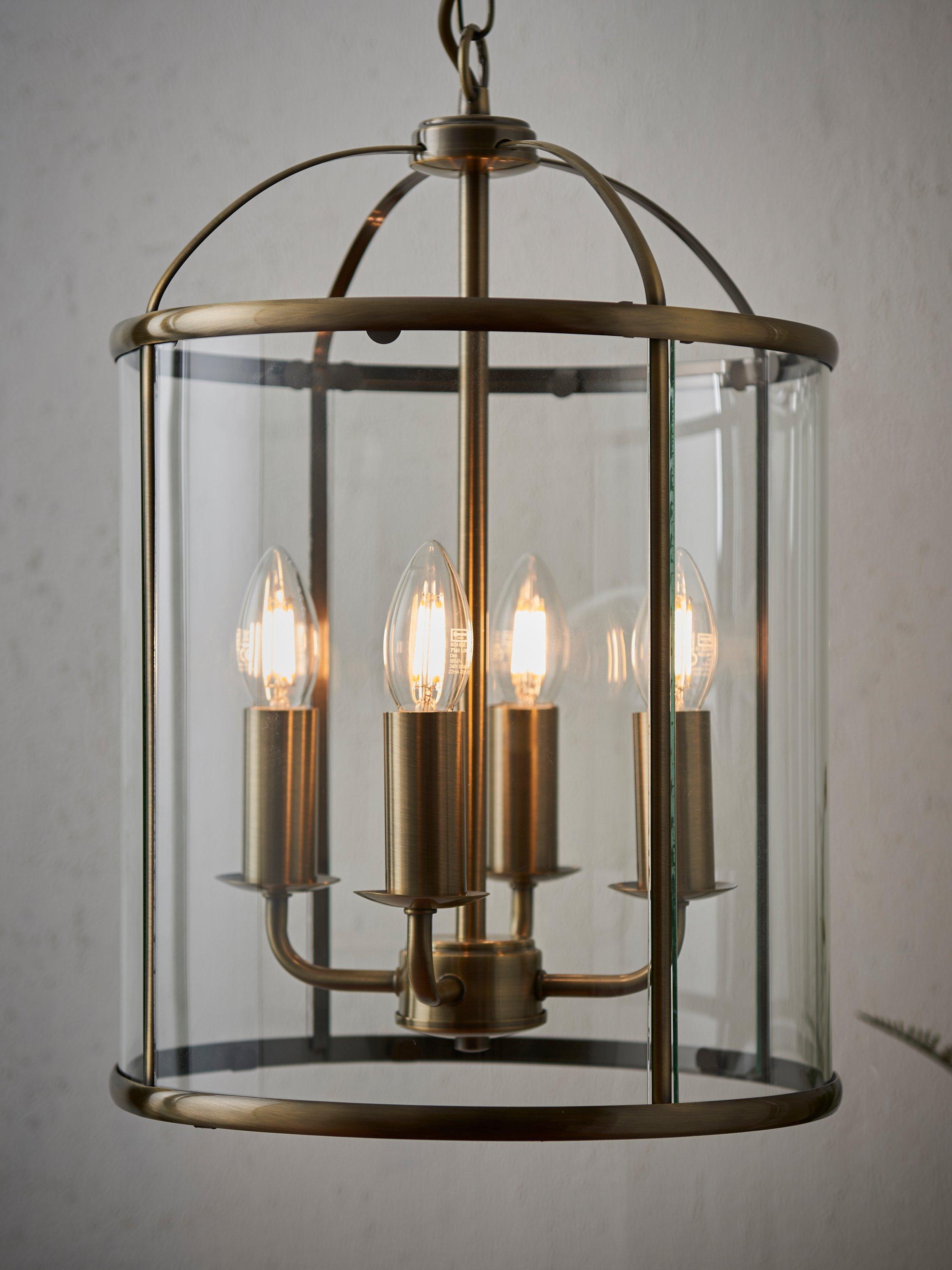 Bay Lighting Stockwell pendant ceiling light metallic brass (British brand)