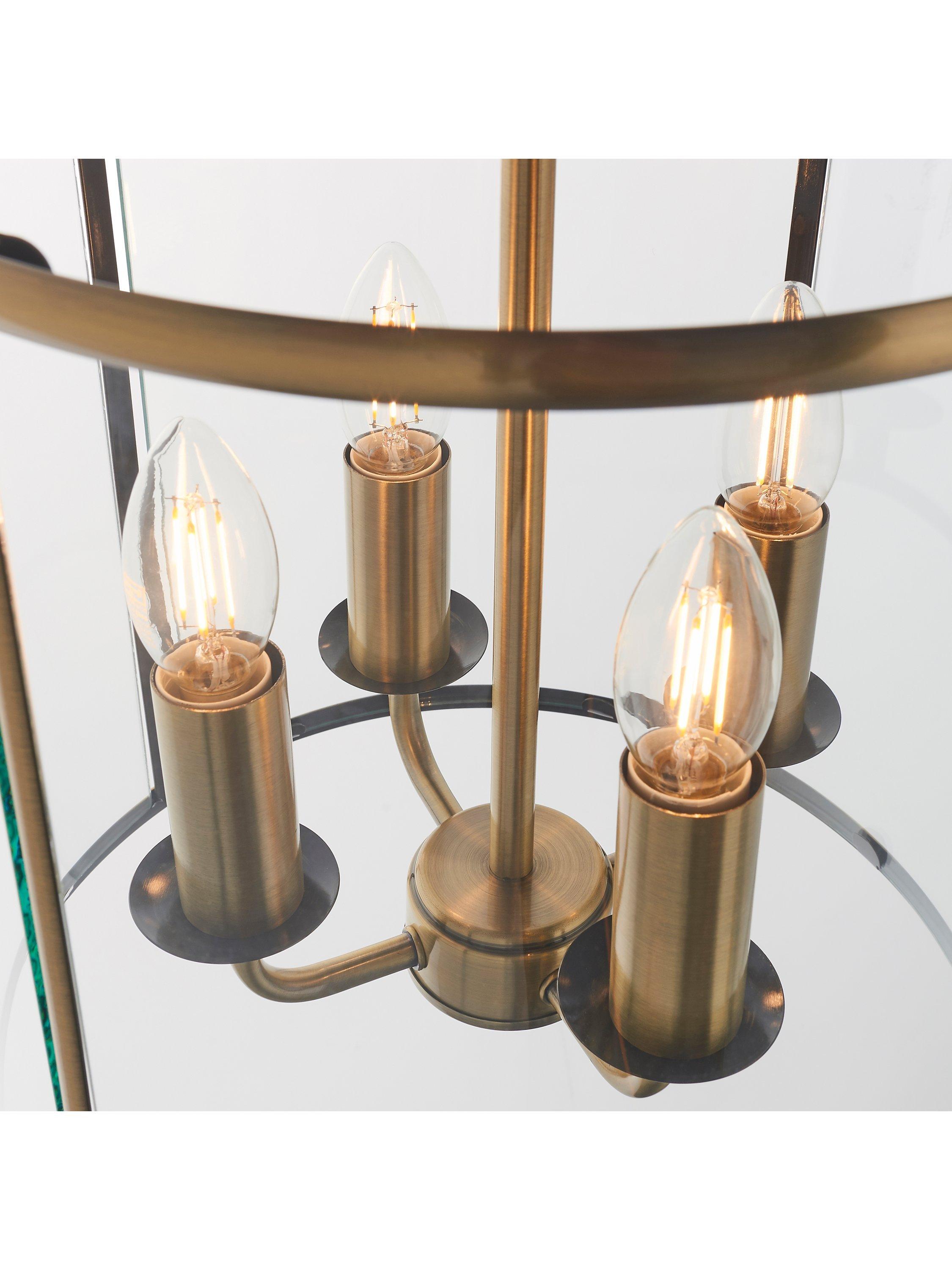 Bay Lighting Stockwell pendant ceiling light metallic brass (British brand)