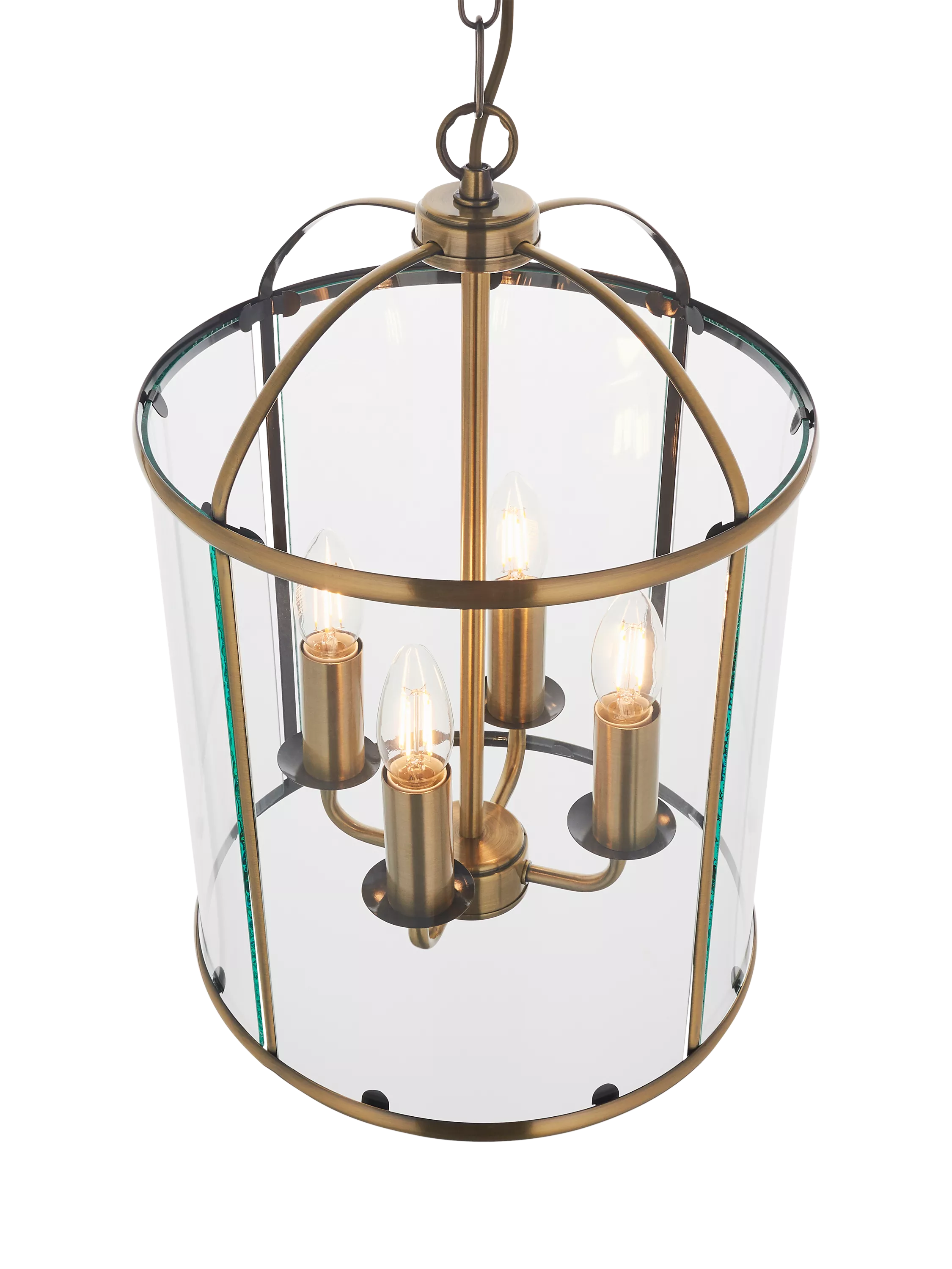 Bay Lighting Stockwell pendant ceiling light metallic brass (British brand)