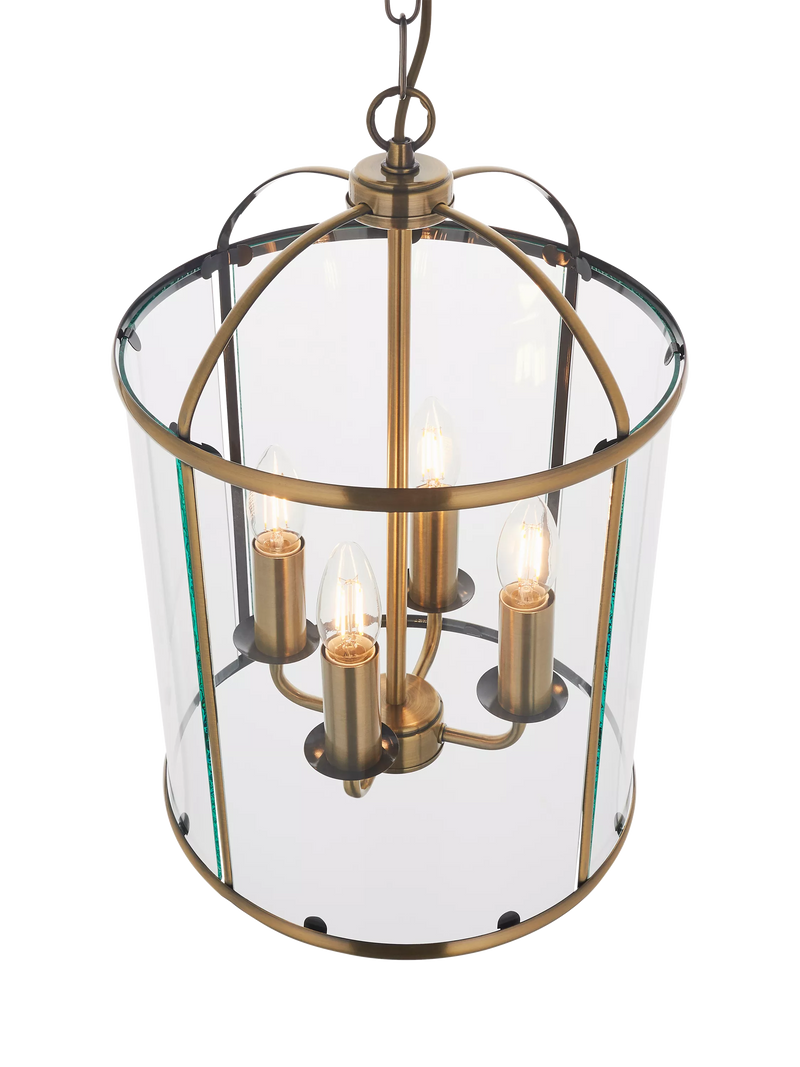 Bay Lighting Stockwell pendant ceiling light metallic brass (British brand)