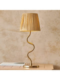 Bay Lighting Wave Table Lamp metallic brass, imported from the UK