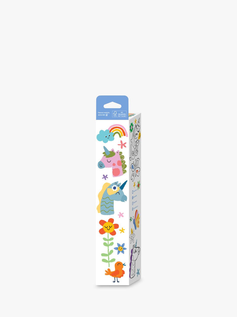 Avenir unicorn colouring roll 3 metre, imported from the UK