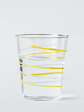 John Lewis swirl glass tumbler 355ml yellow, imported from the UK