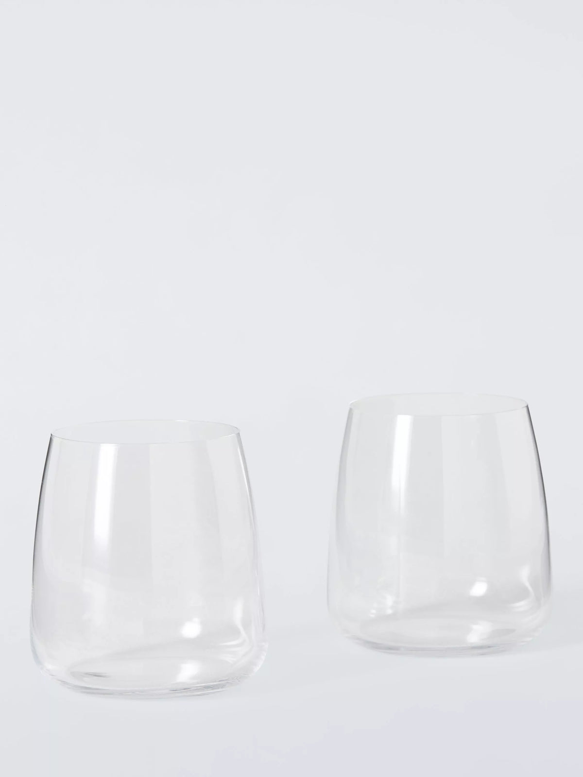 John Lewis crystal glass tumblers set of 2 460ml - British product