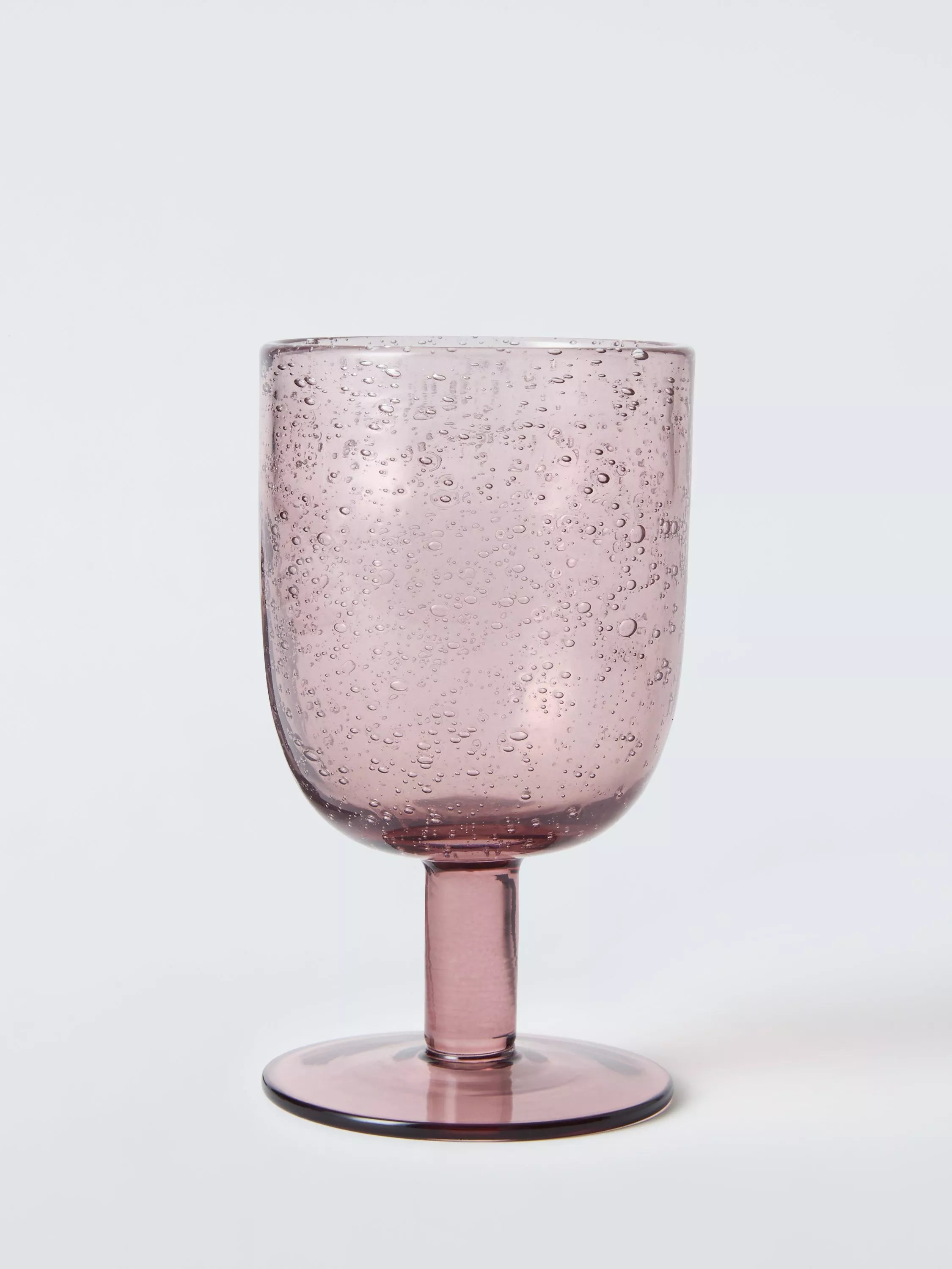 John Lewis Bubble Wine Glass, 330ml, Plaster