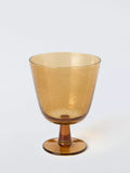 John Lewis Bubble wine glass amber 260ml (British brand)