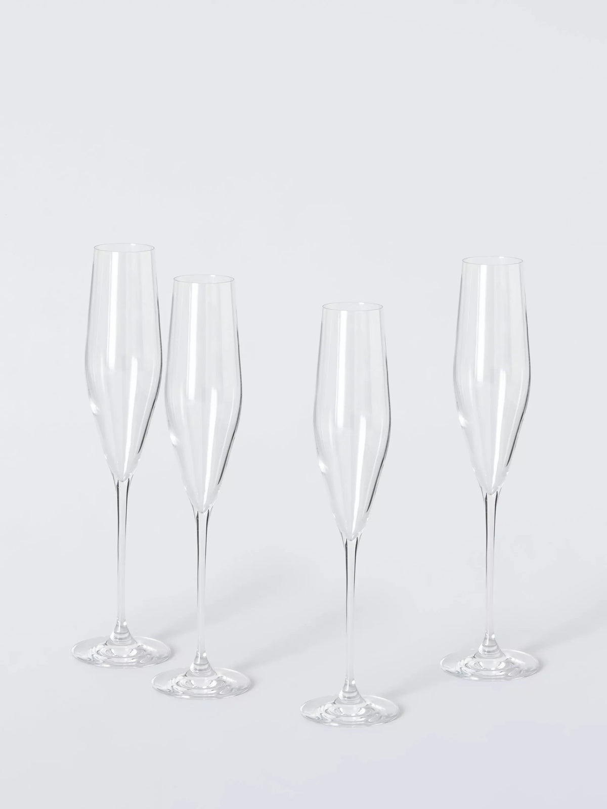 John Lewis crystal champagne flutes set of 4 190ml, UK version