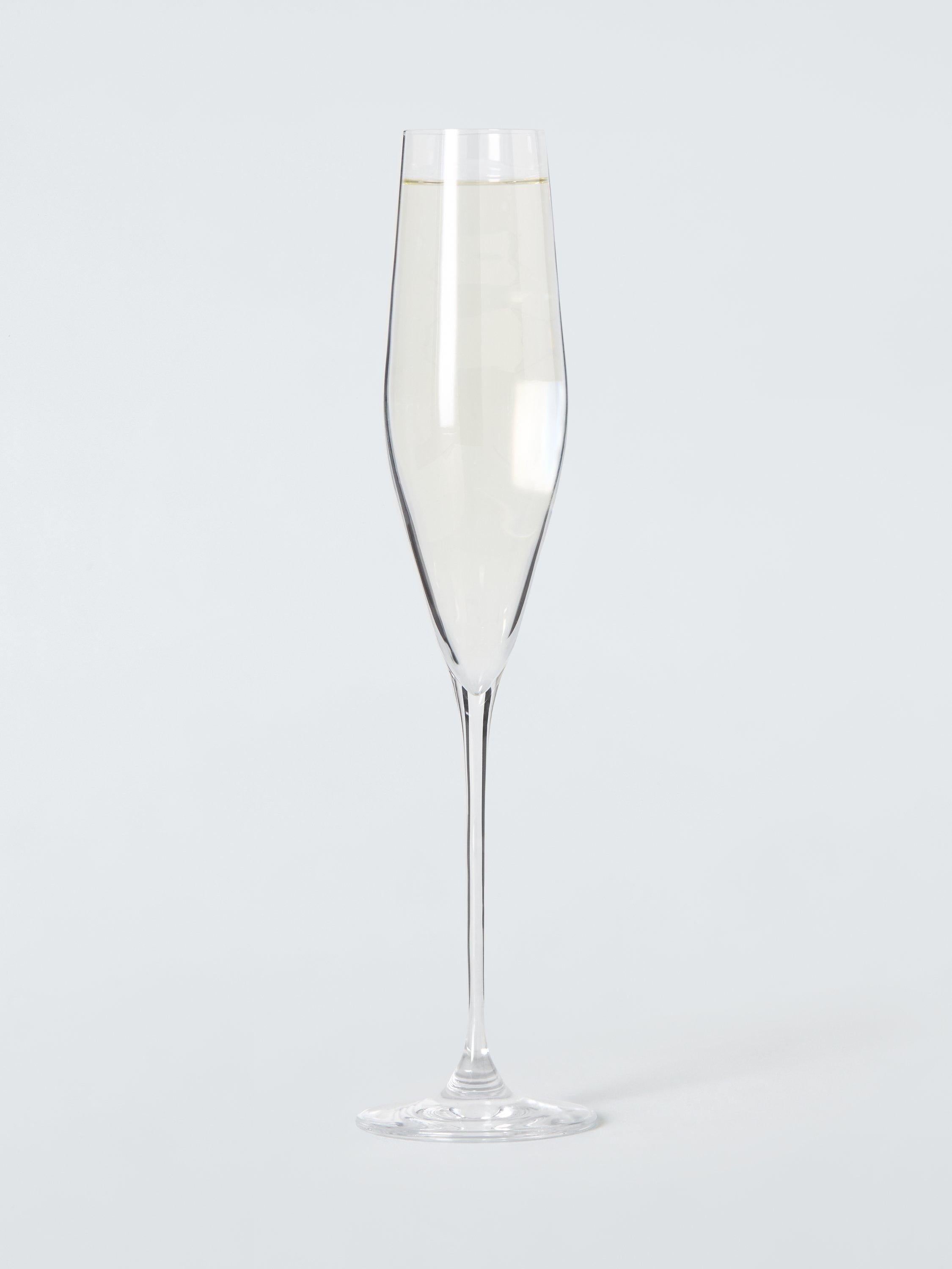 John Lewis crystal champagne flutes set of 4 190ml, UK version