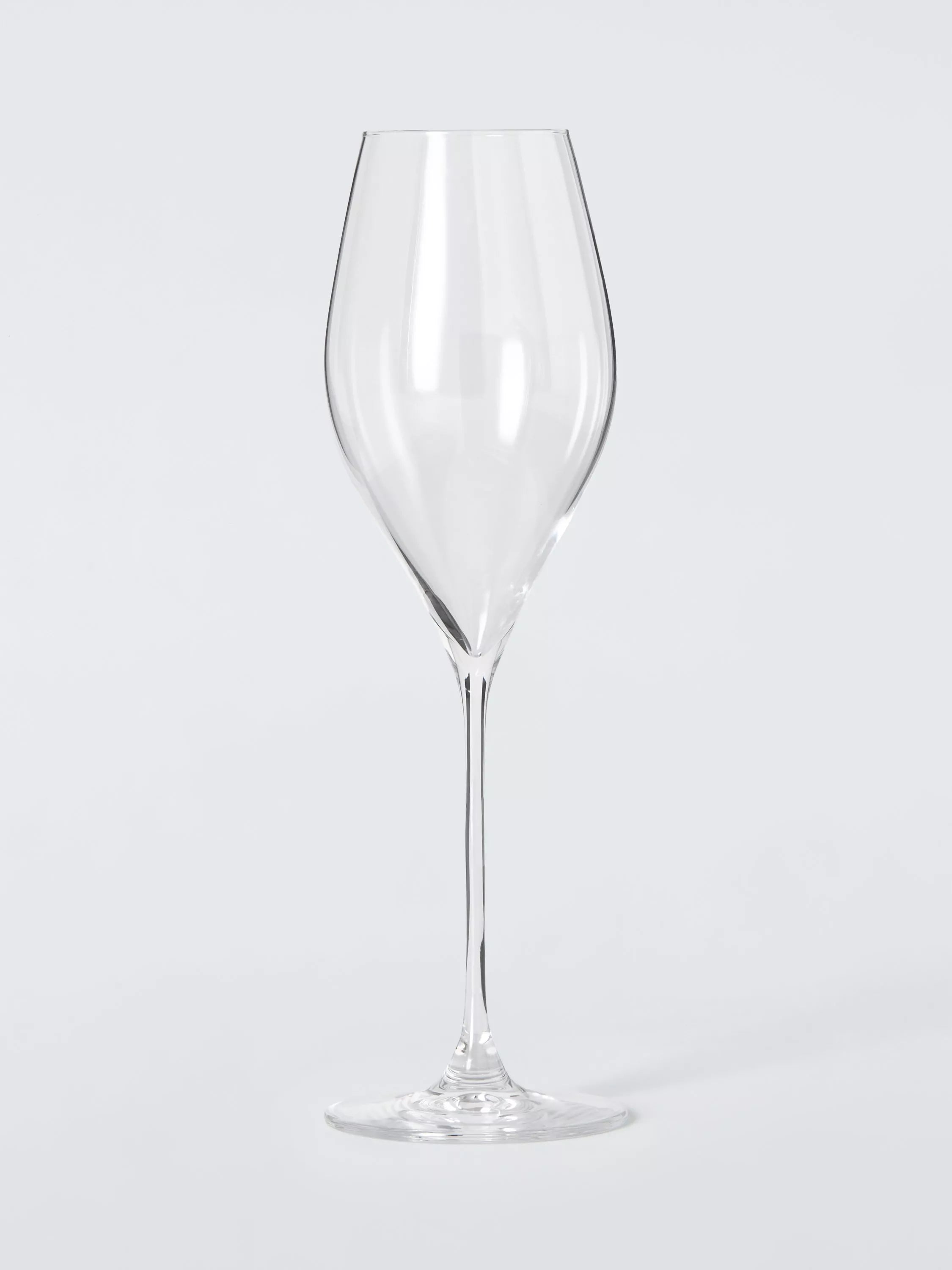 John Lewis Swan crystal prosecco glasses 320ml set of 4 - British product