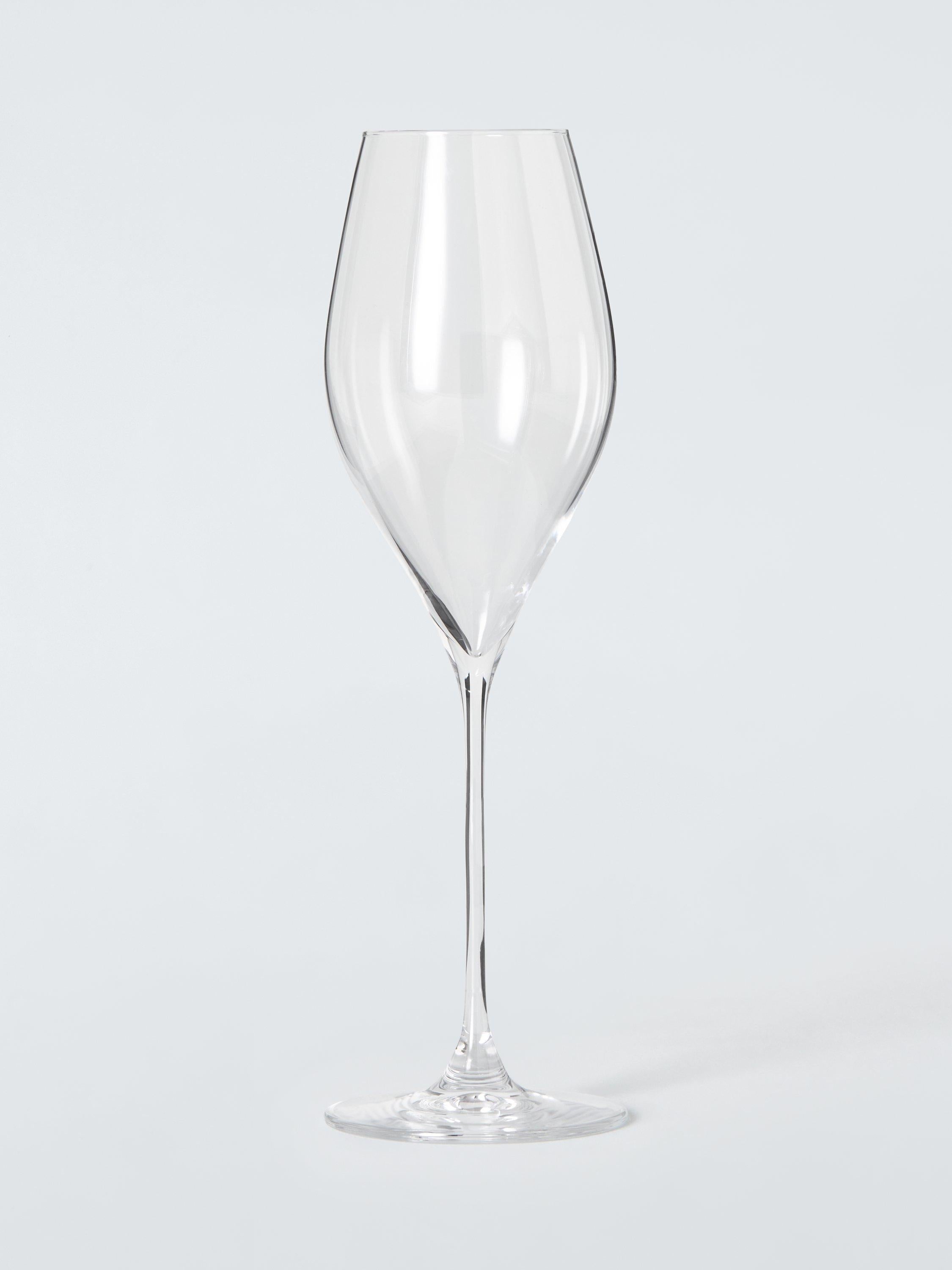 John Lewis Swan crystal prosecco glasses 320ml set of 4 - British product