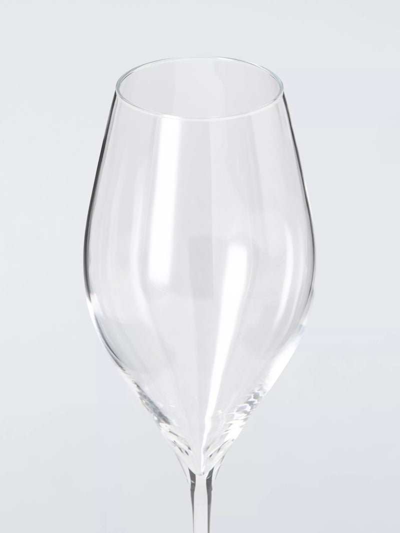 John Lewis Swan crystal prosecco glasses 320ml set of 4 - British product