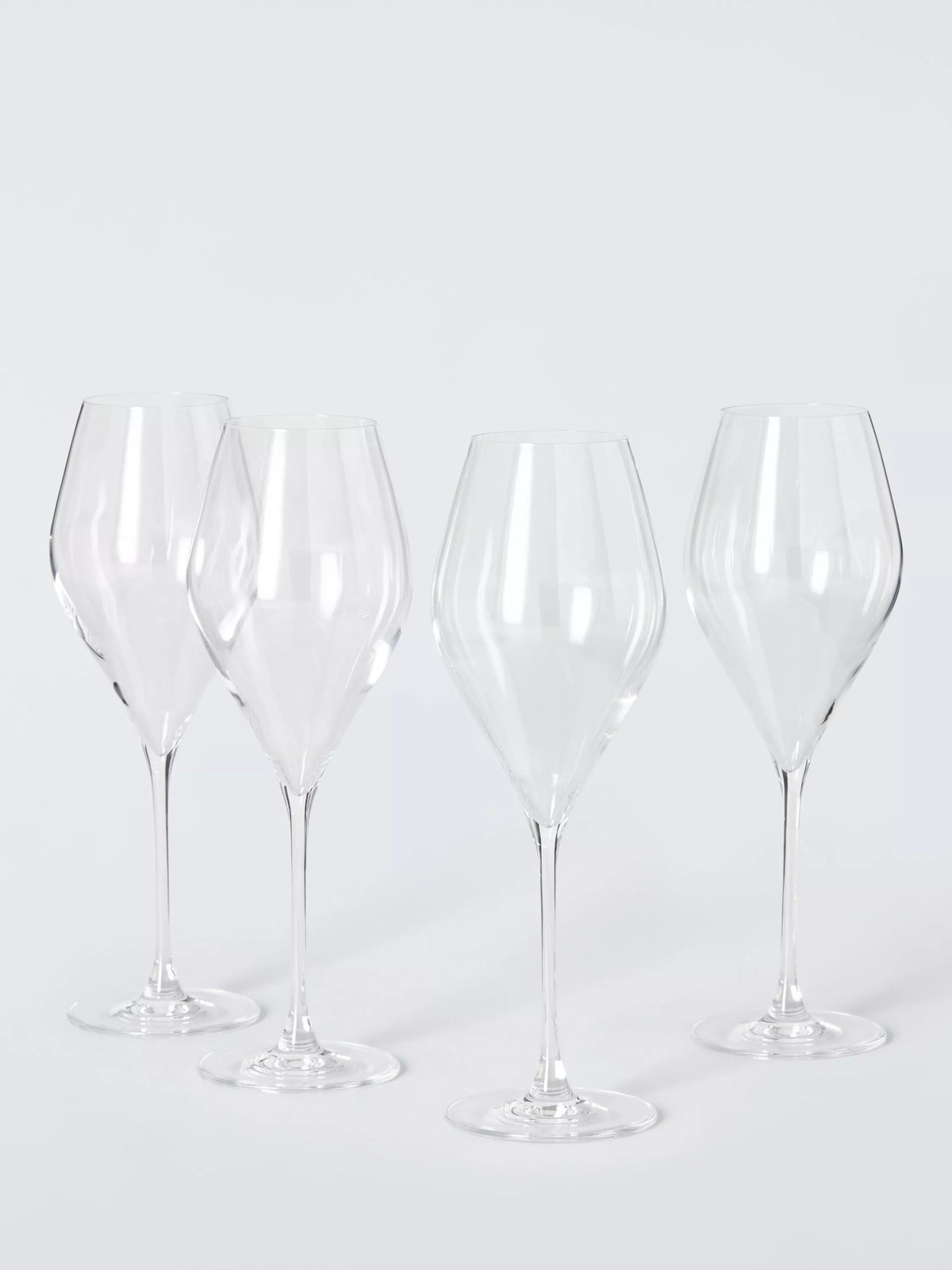 John Lewis Swan crystal red wine glasses set of 4 560ml (British brand)