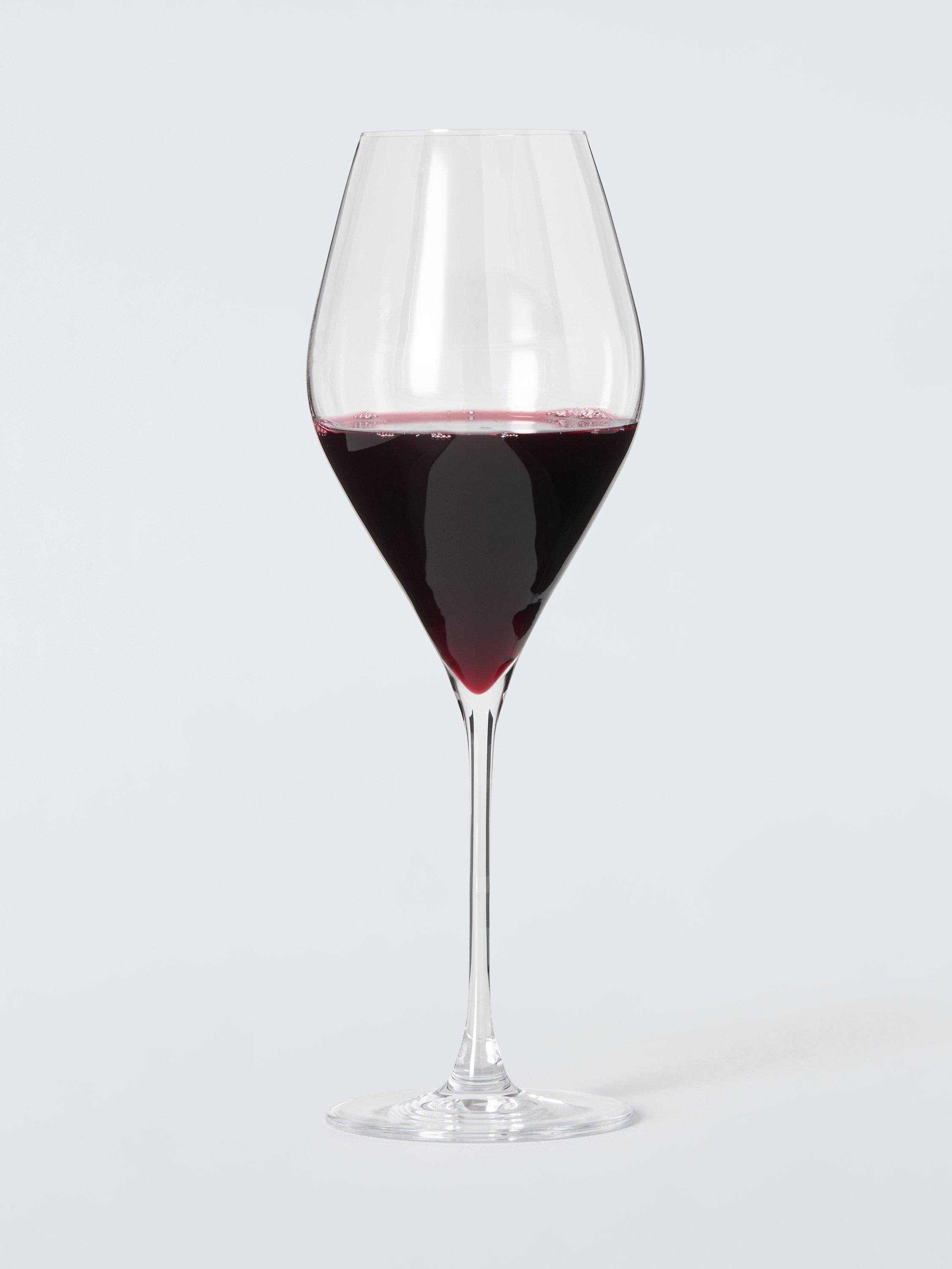 John Lewis Swan crystal red wine glasses set of 4 560ml (British brand)