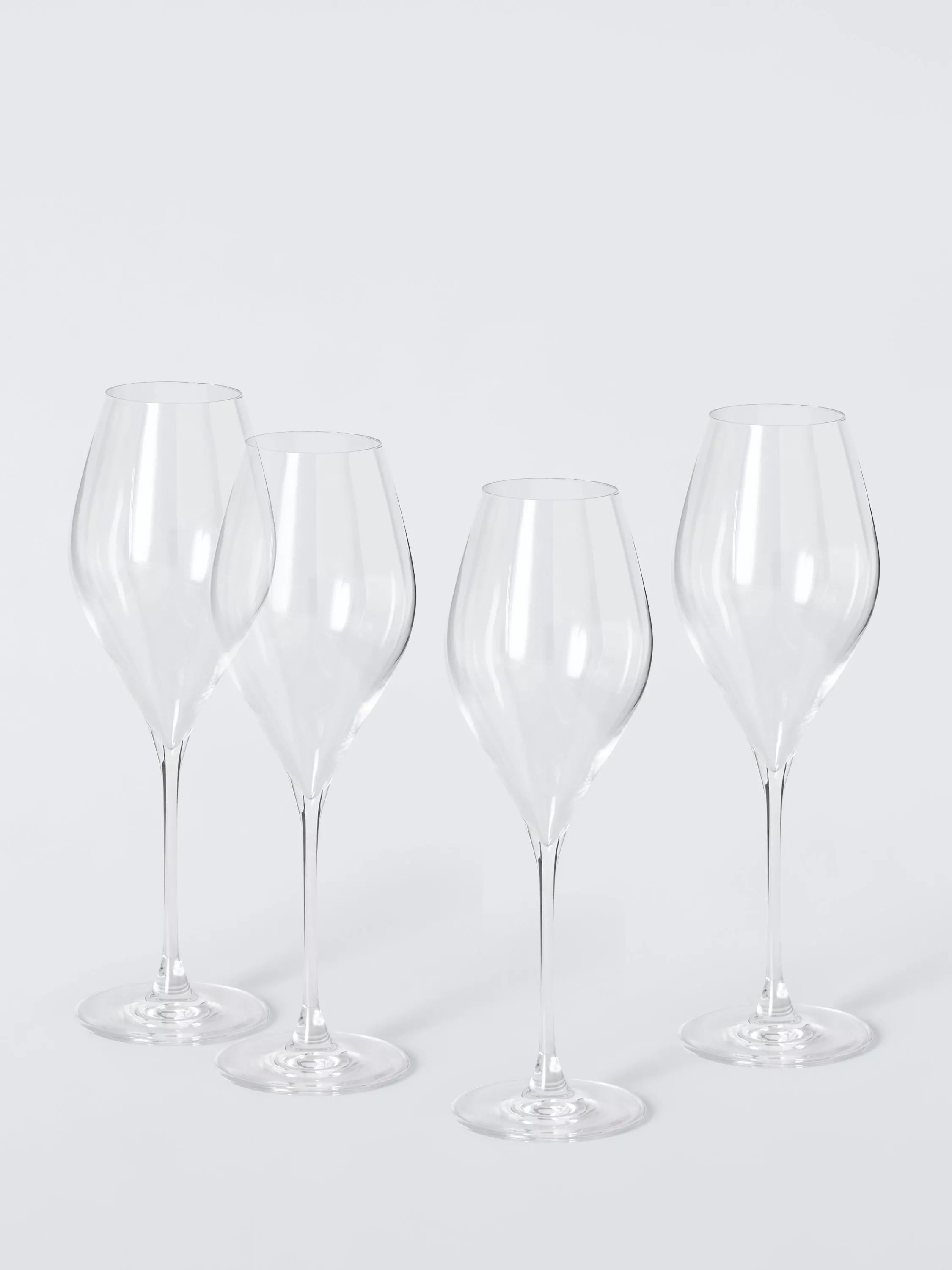 John Lewis crystal white wine glasses set of 4 430ml - British product