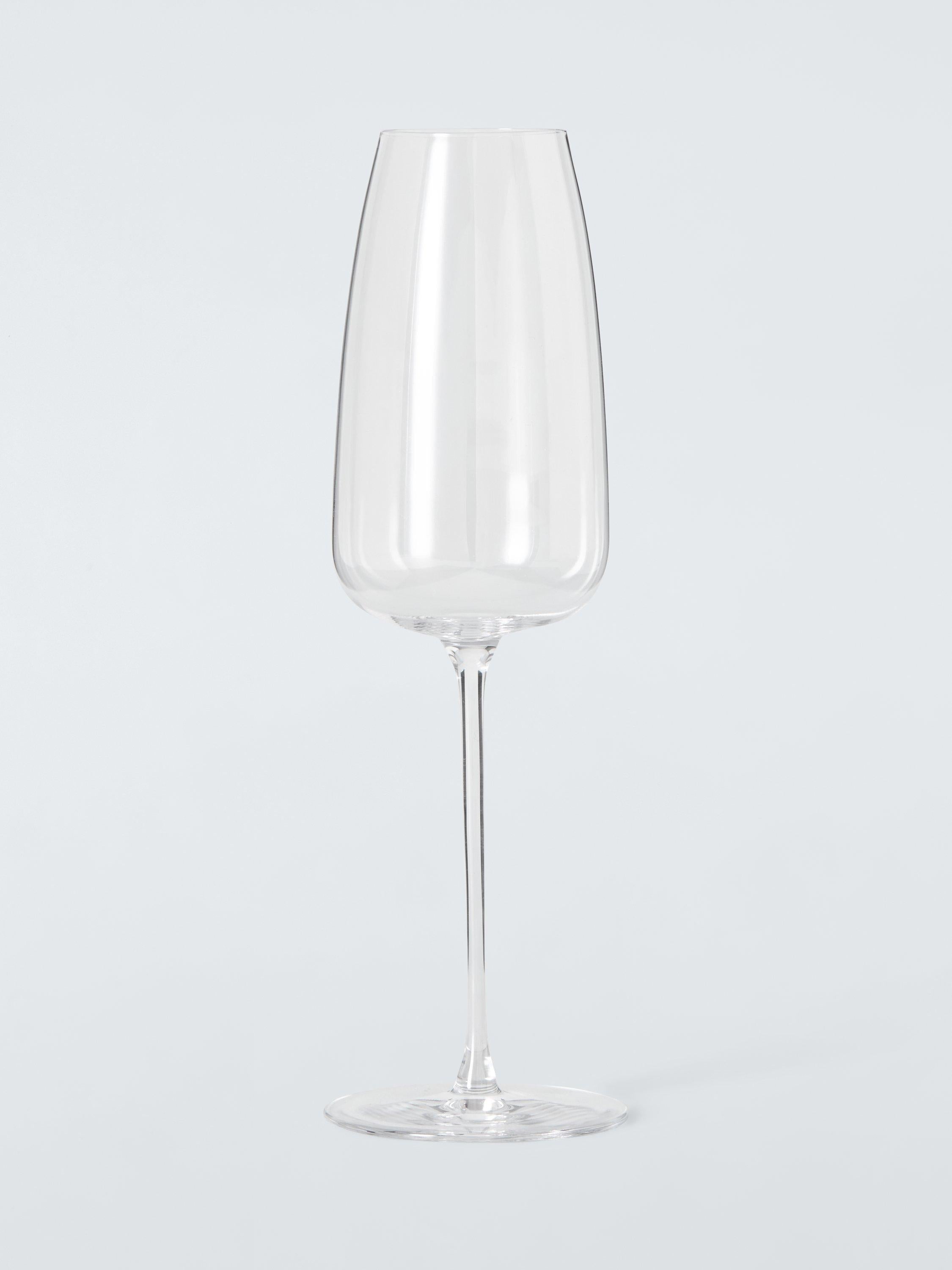 John Lewis Sora crystal champagne flutes 360ml set (British brand)