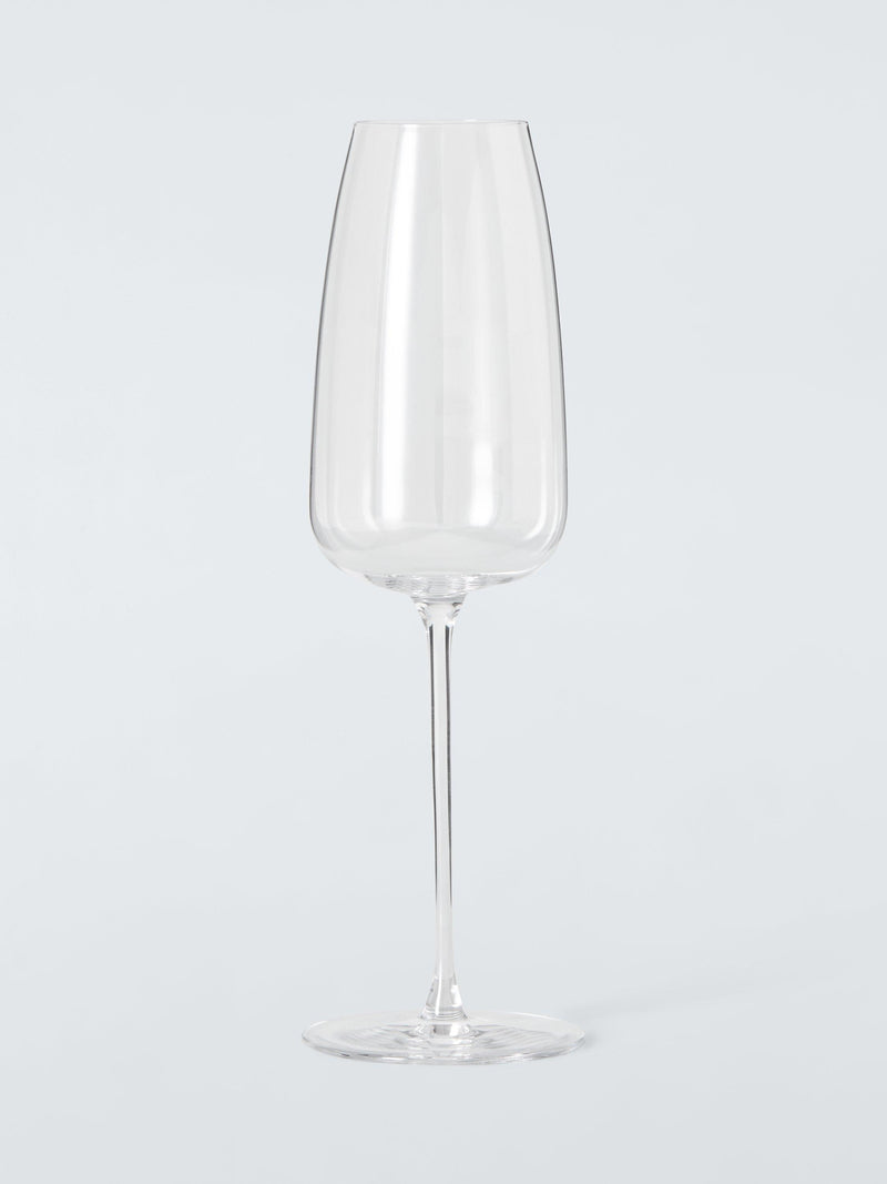 John Lewis Sora crystal champagne flutes 360ml set (British brand)