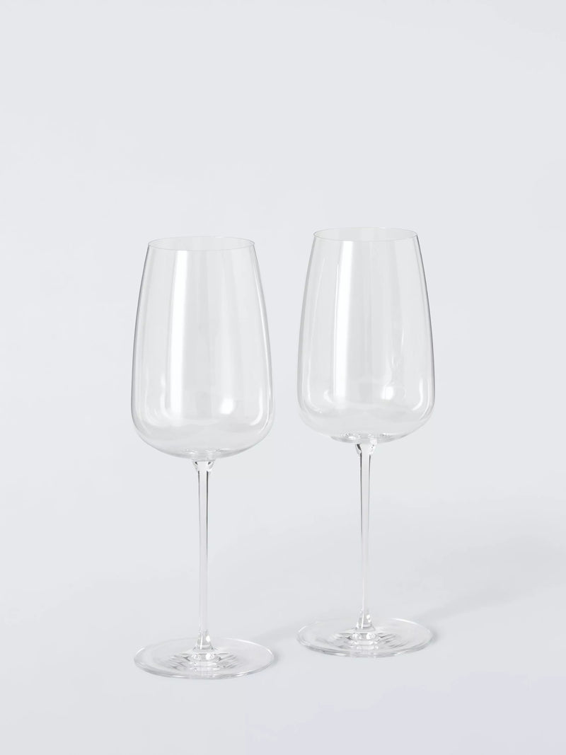 John Lewis Sora crystal red wine glasses set of 2 540ml, imported from the UK