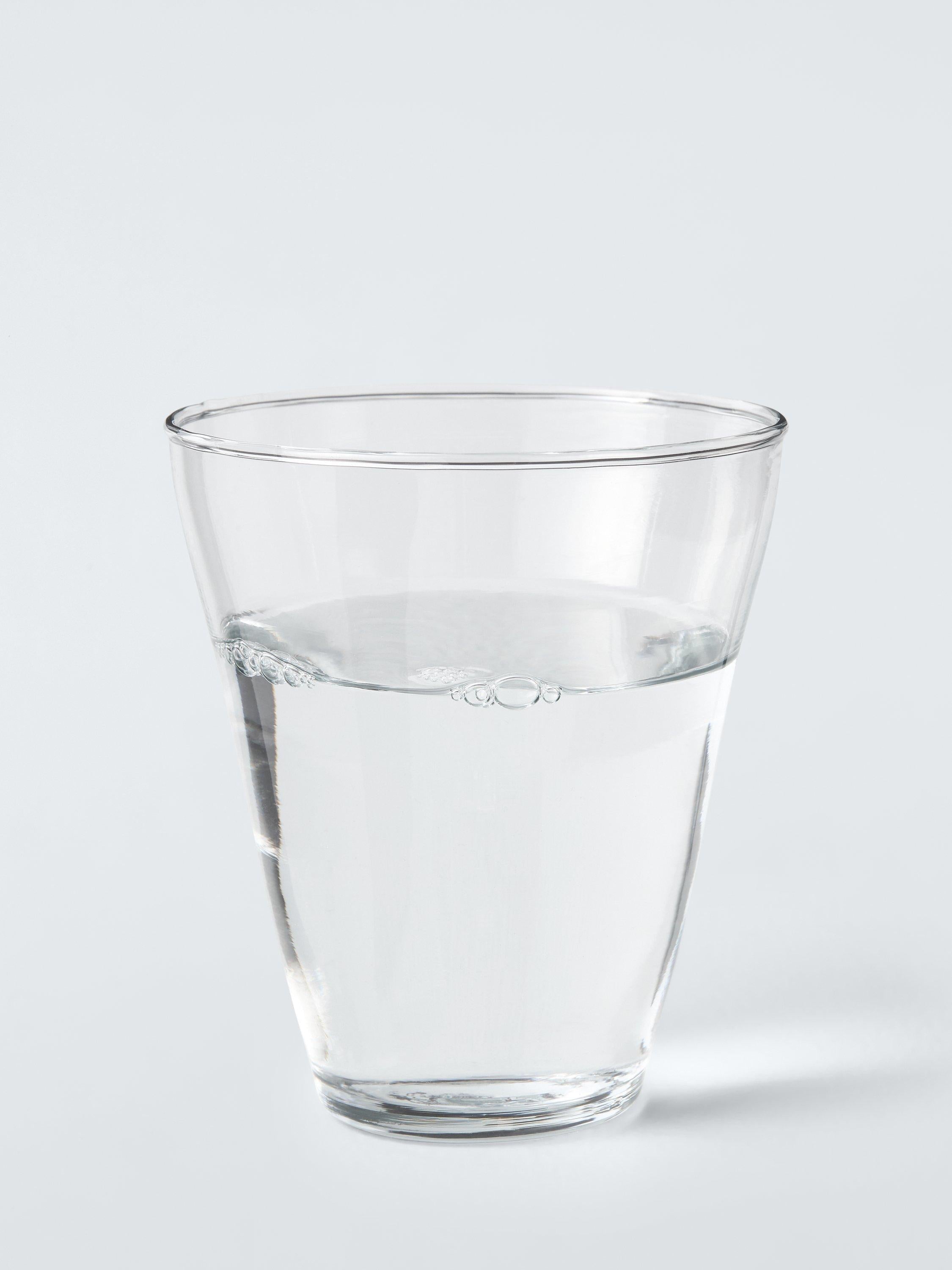 John Lewis coastal glass tumbler 350ml clear (British brand)