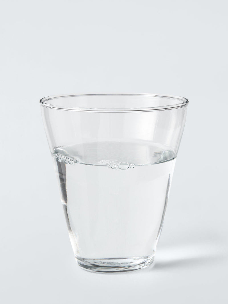 John Lewis coastal glass tumbler 350ml clear (British brand)