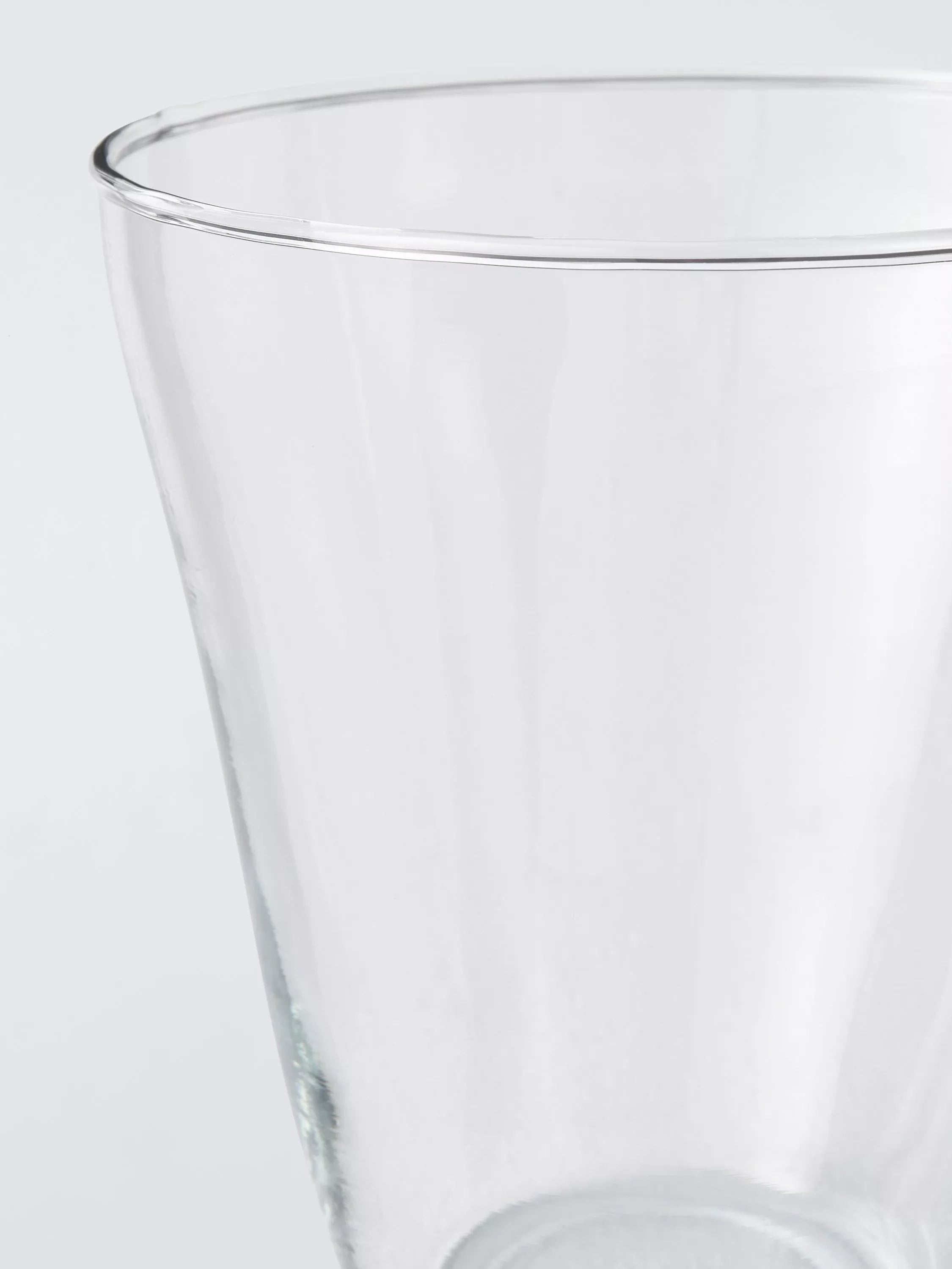 John Lewis coastal glass tumbler 350ml clear (British brand)