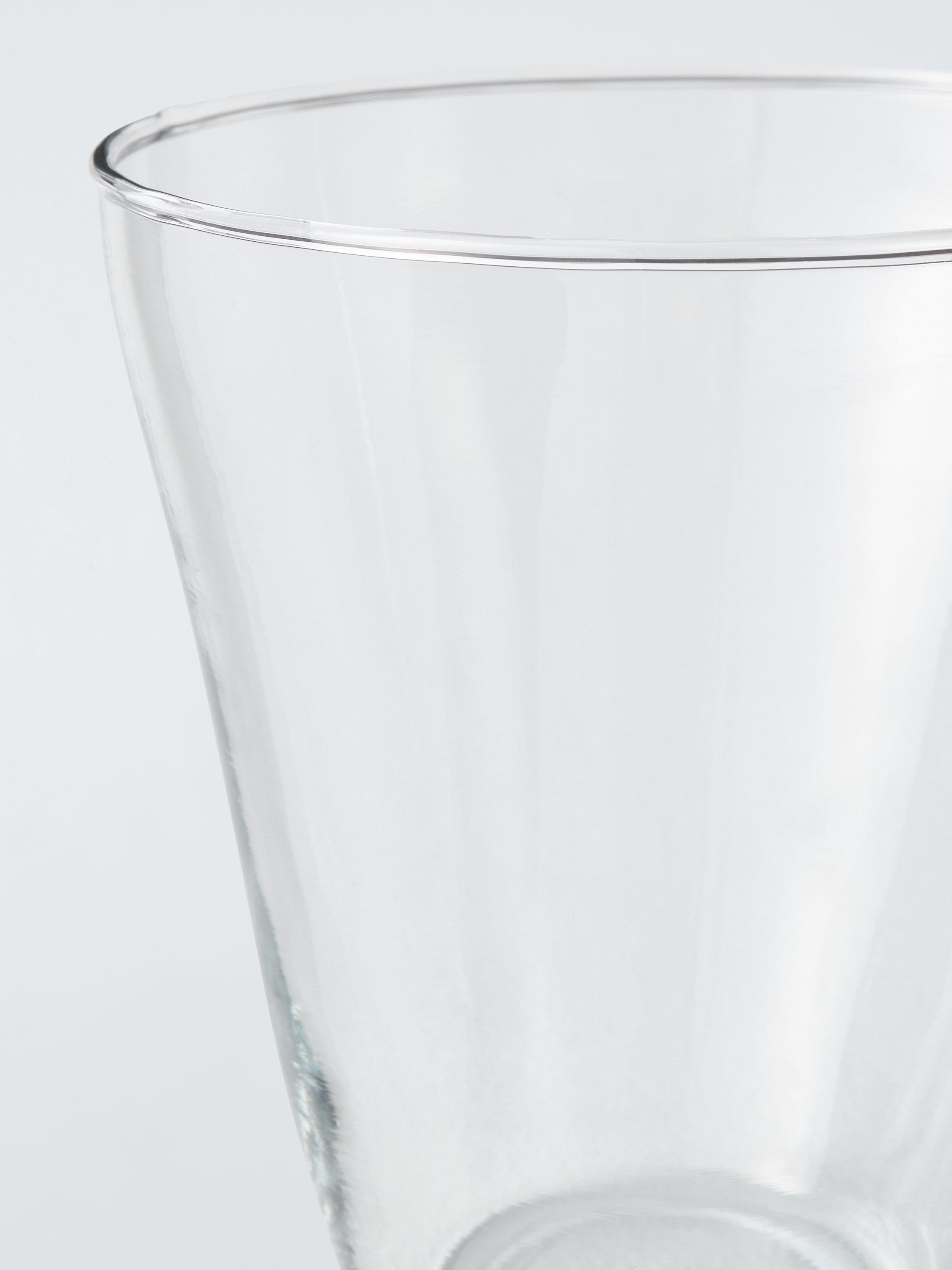 John Lewis coastal glass tumbler 350ml clear (British brand)