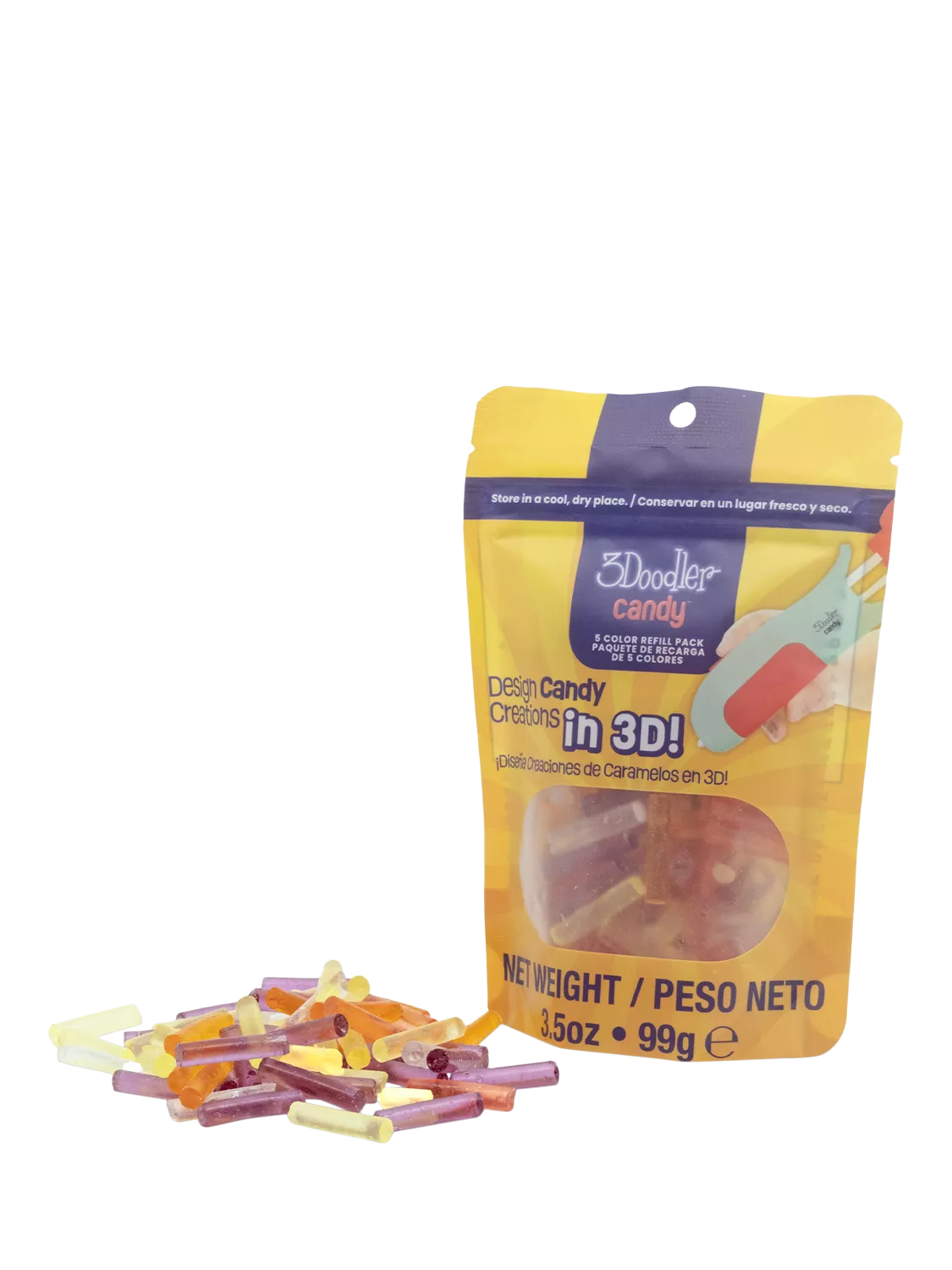 3Doodler candy 3D pen refill 100g - British product
