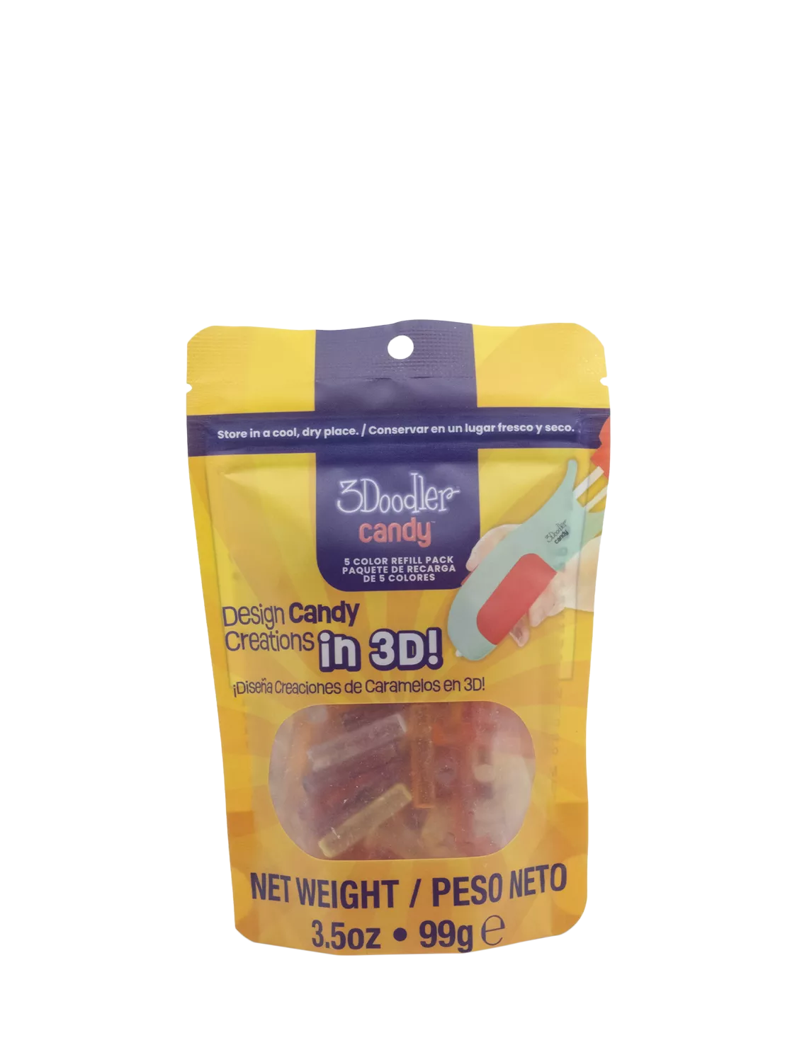 3Doodler candy 3D pen refill 100g - British product